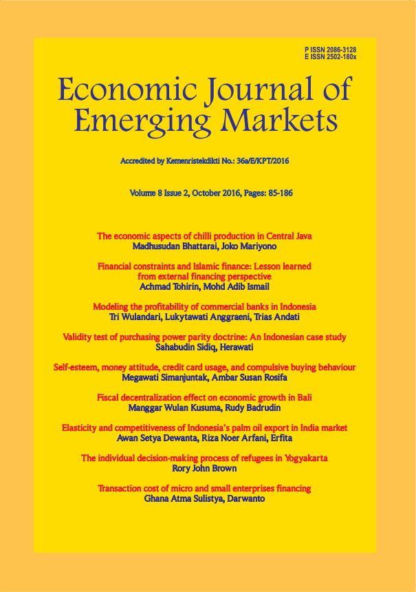 Economic Journal Of Emerging Markets