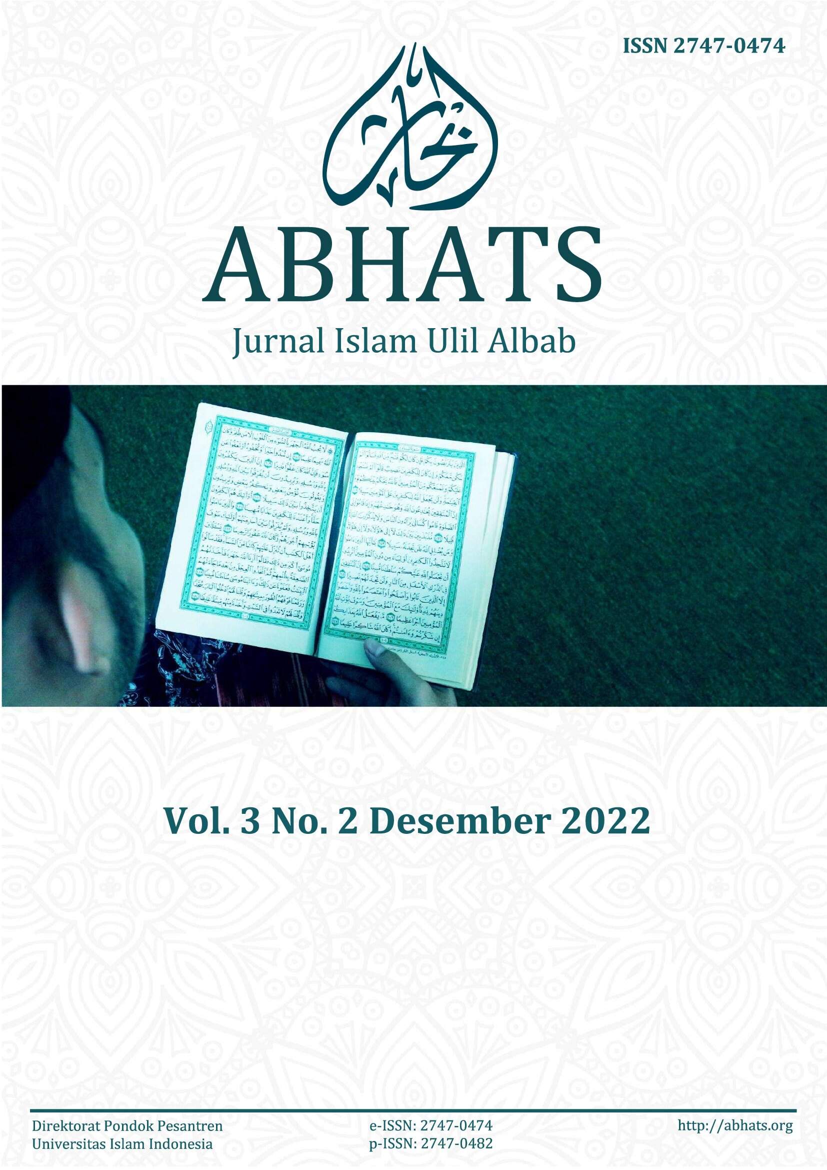 Cover Abhats: Jurnal Islam Ulil Albab Vol 3 Issue 2 September 2022