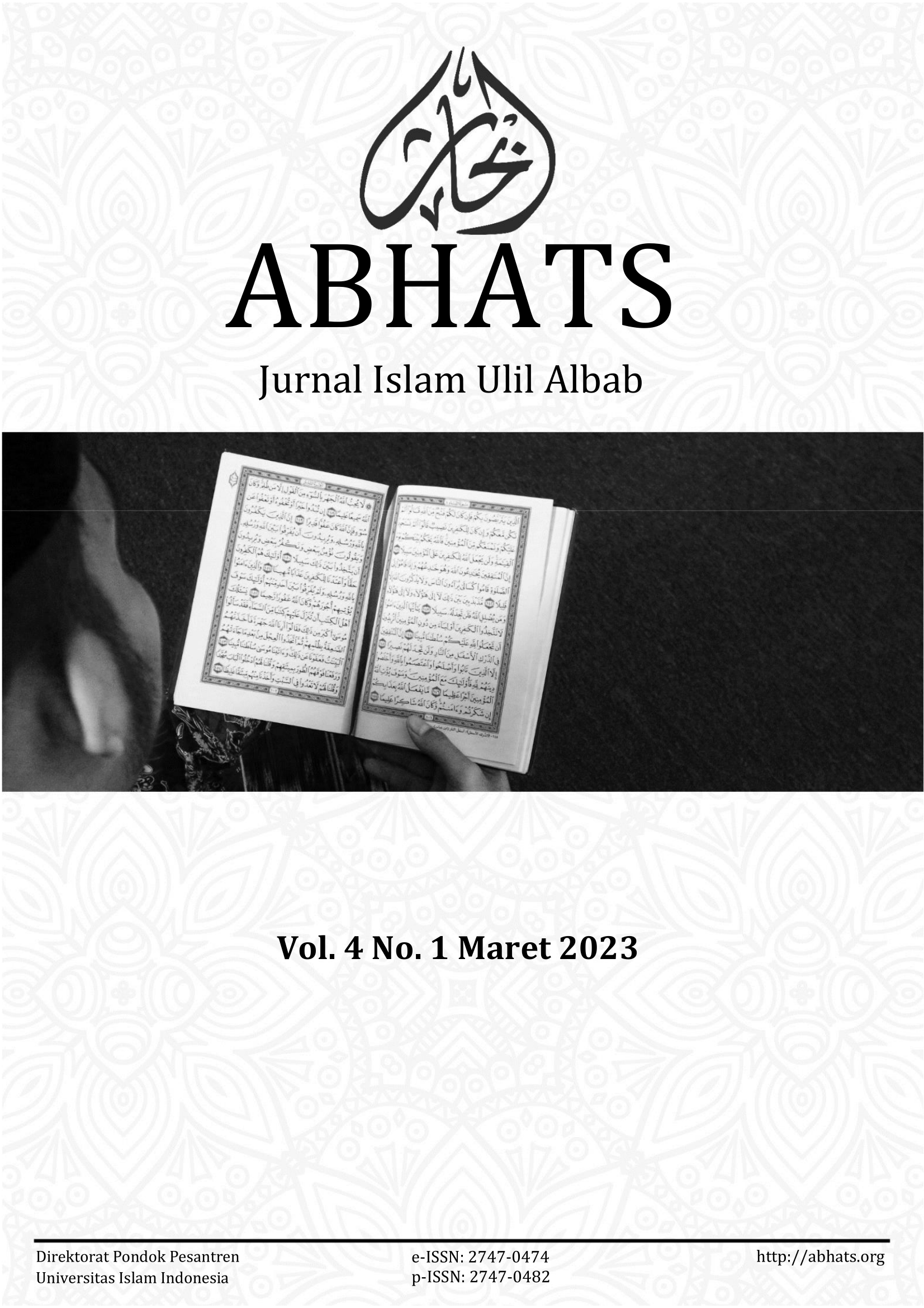 Cover Abhats: Jurnal Islam Ulil Albab Vol 4 Issue 1 Maret 2023